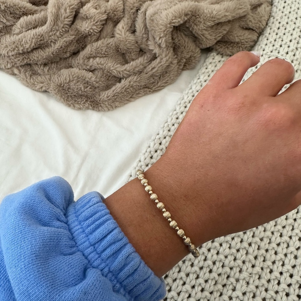 Enewton Gold Beaded Bracelet